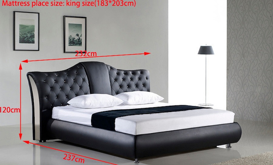 Leather Bed - Model 40